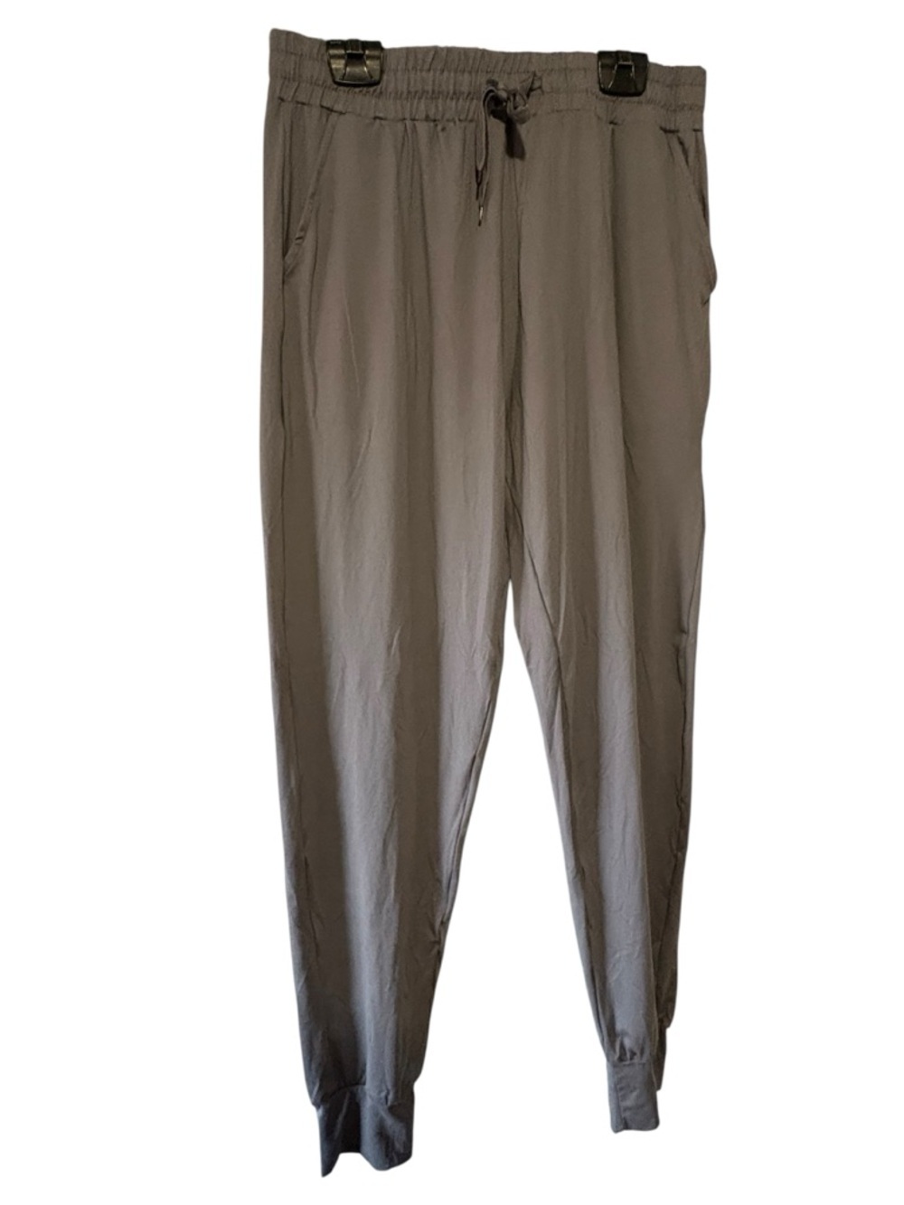 Elastic Waist Jogger Pants. Size L. Grey